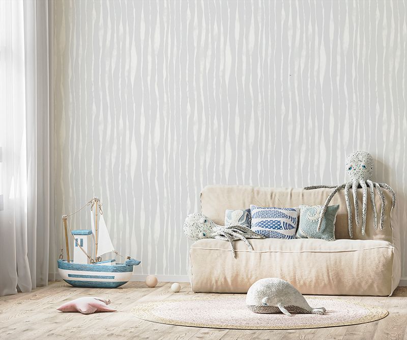 Coastal Stripes Removable Wallpaper (colour options)