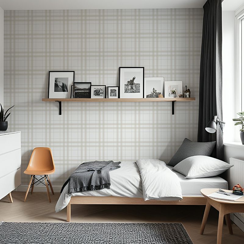 Geo Plaid Removable Wallpaper (colour options)