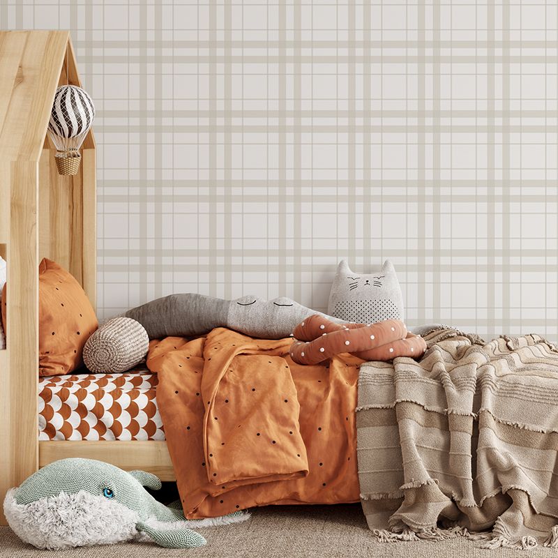 Geo Plaid Removable Wallpaper (colour options)