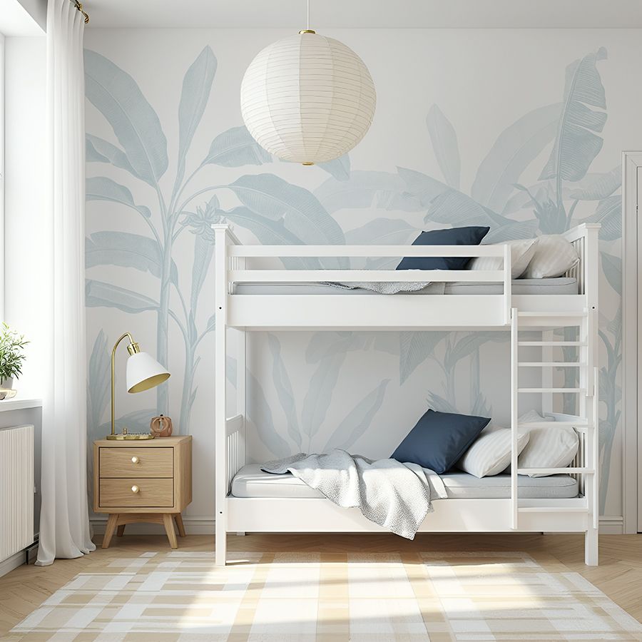 Tropical Jungle Mural (Colours) Removable Wallpaper