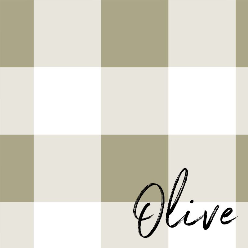 Traditional Gingham Checks XL (any colour) Removable Wallpaper