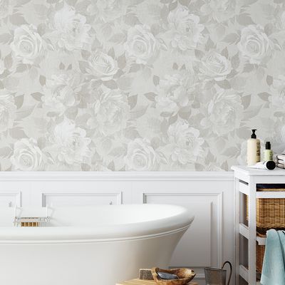 Vintage Flowers Removable Wallpaper