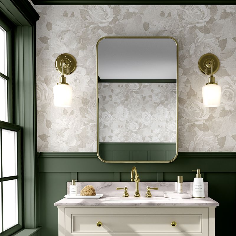 Vintage Flowers Removable Wallpaper