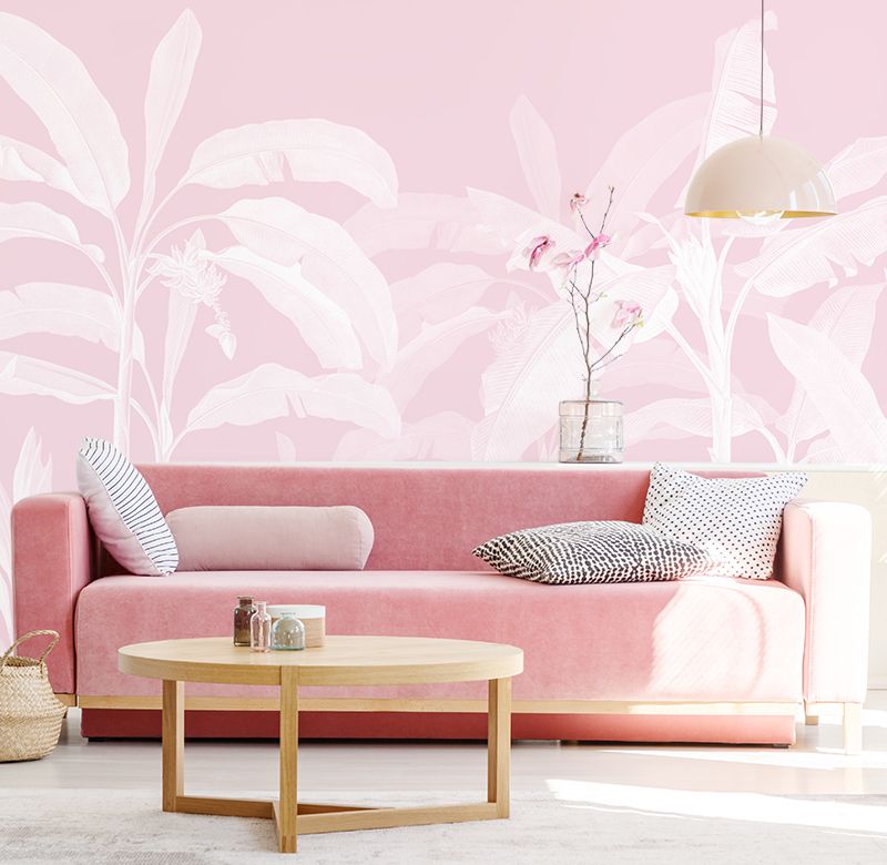Tropical Jungle Mural (Colours) Removable Wallpaper