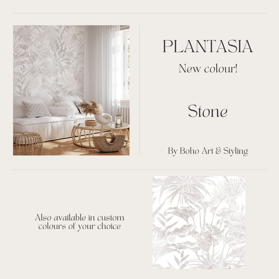 Plantasia Removable Wallpaper (colour options)