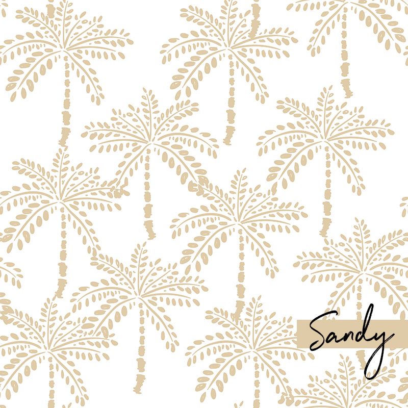 Caribbean Palms Removable Wallpaper (colour options)