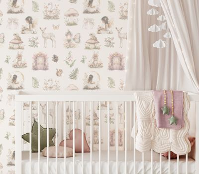 Enchanted Woodland Fairies Removable Wallpaper