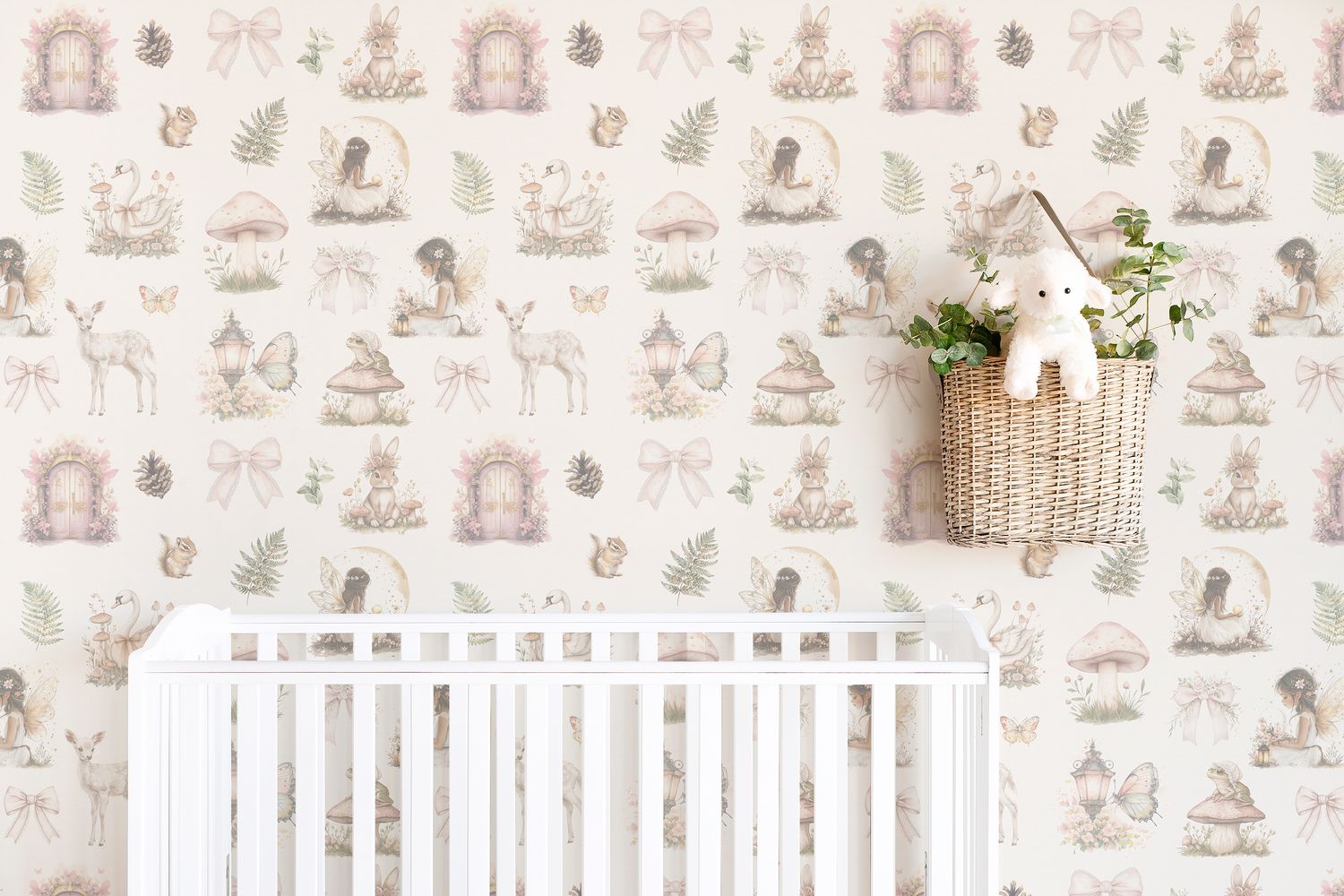 Enchanted Woodland Fairies Removable Wallpaper