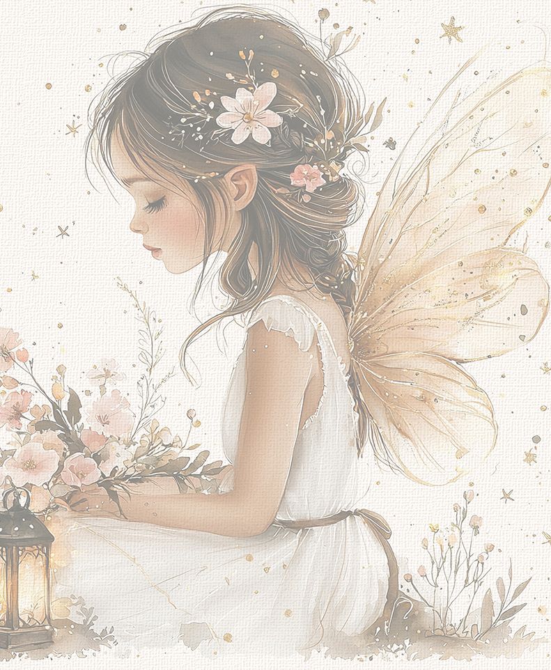 Enchanted Woodland Fairies Removable Wallpaper