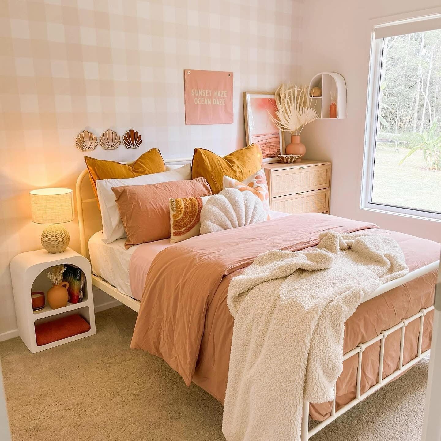Traditional Gingham Checks Removable Wallpaper (Colour options)