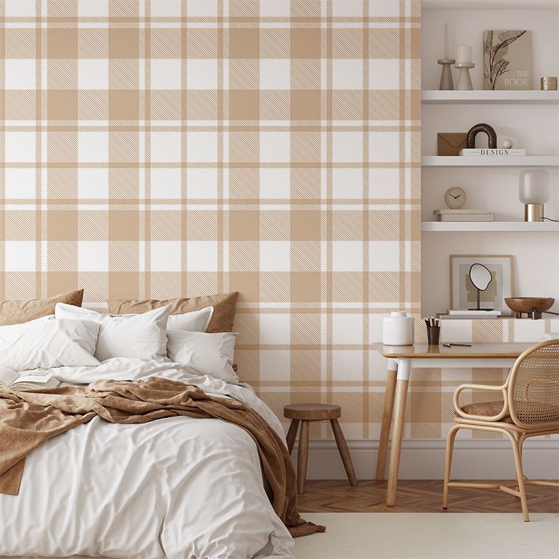Cozy Plaid Removable Wallpaper (colour options)