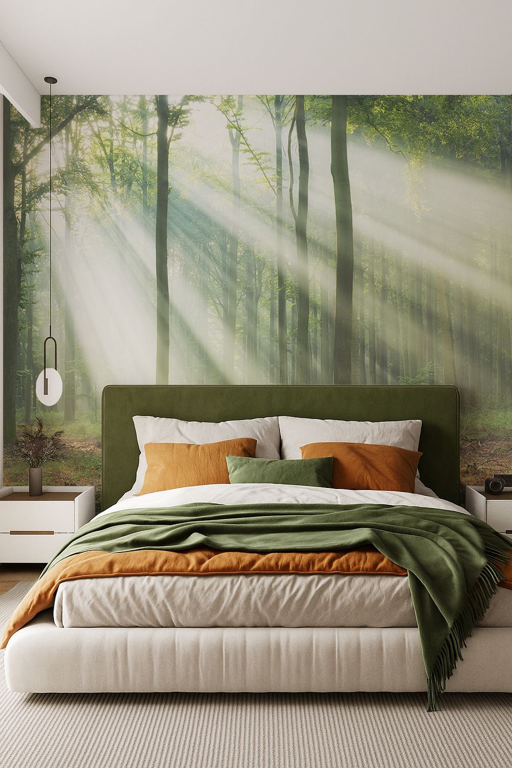 Morning Forest Removable Wallpaper Mural
