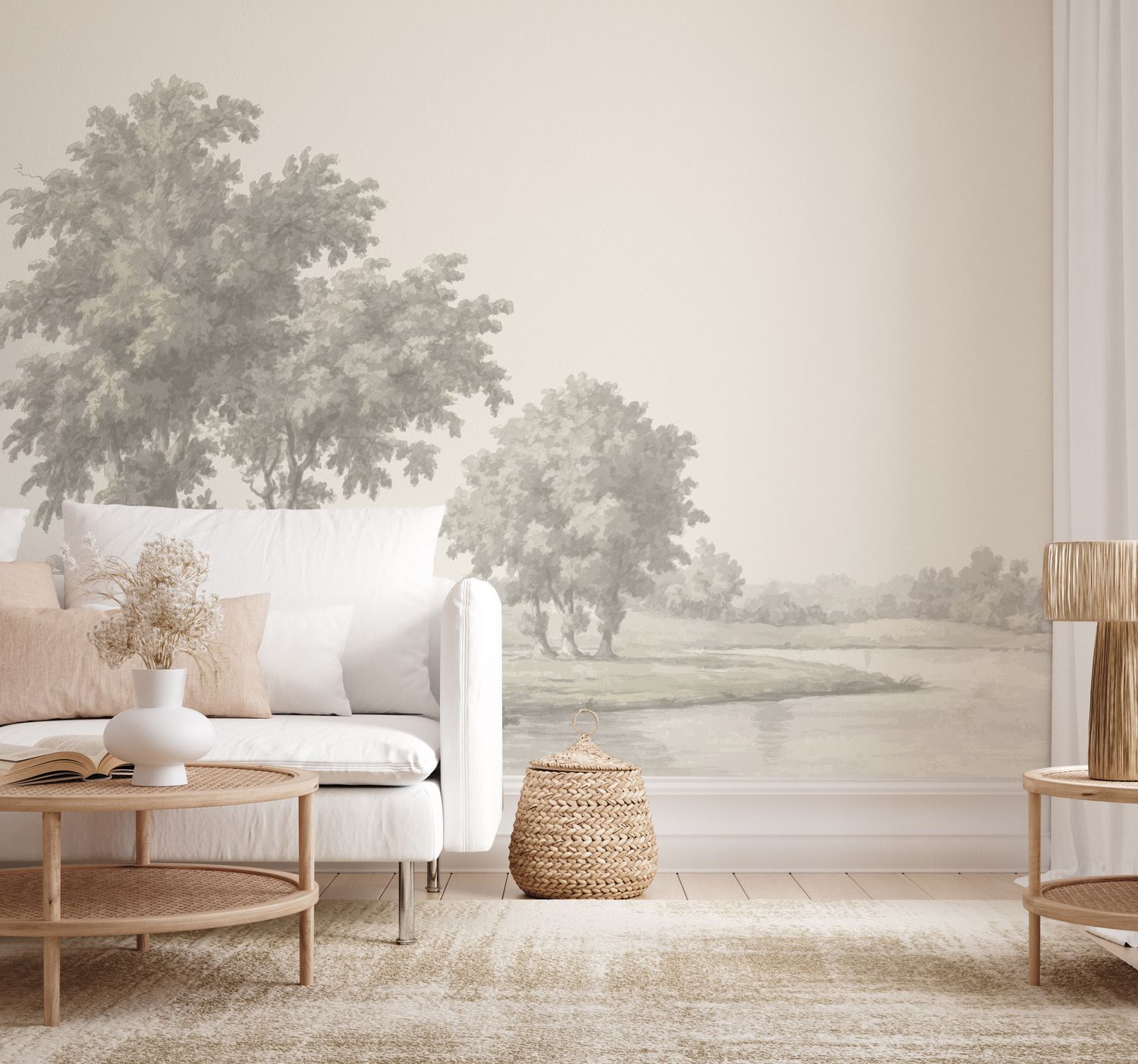 Lake View Removable Wallpaper Mural