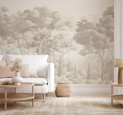 English Forest Removable Wallpaper Mural (Colour options)