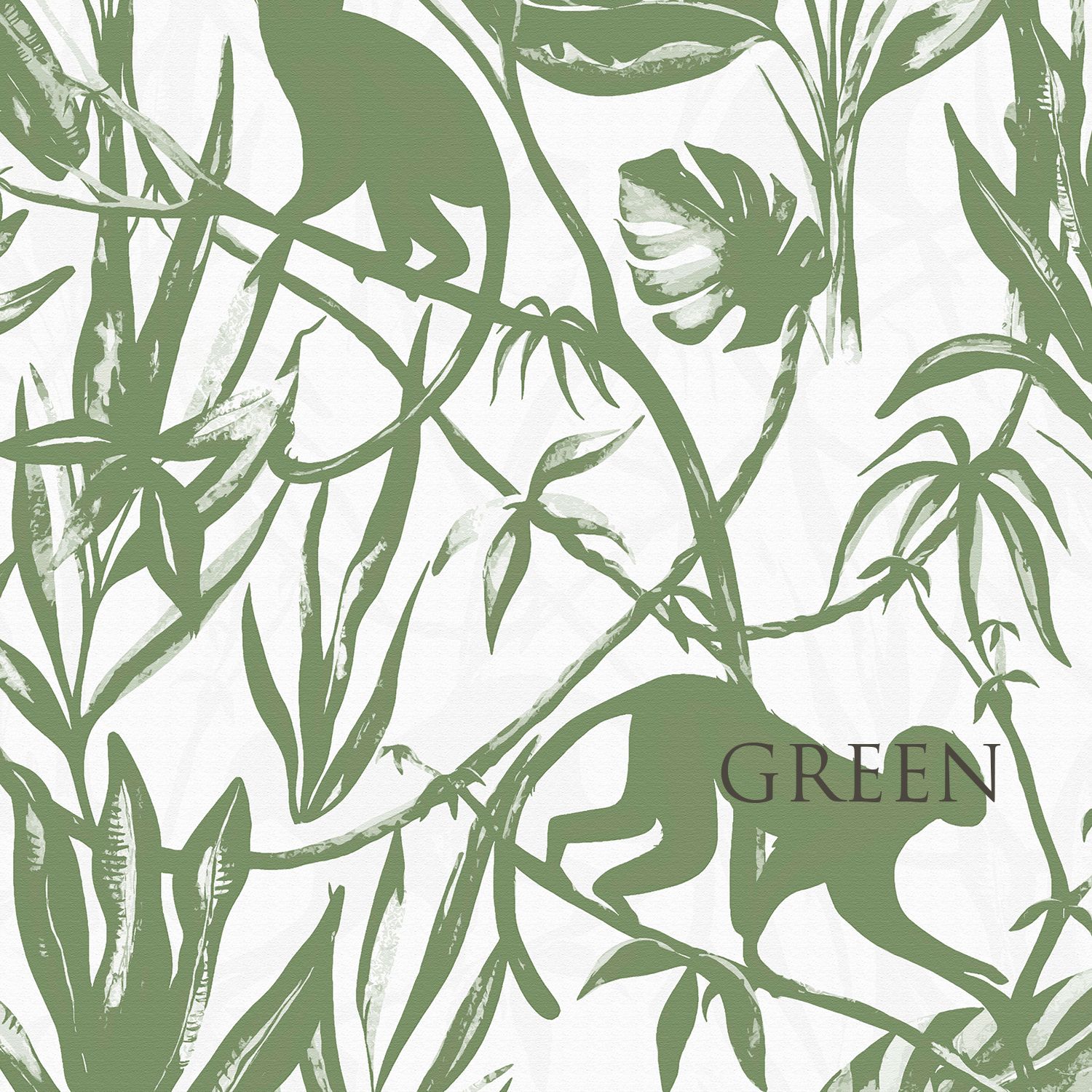 Monkey Business Removable Wallpaper (Colour options)