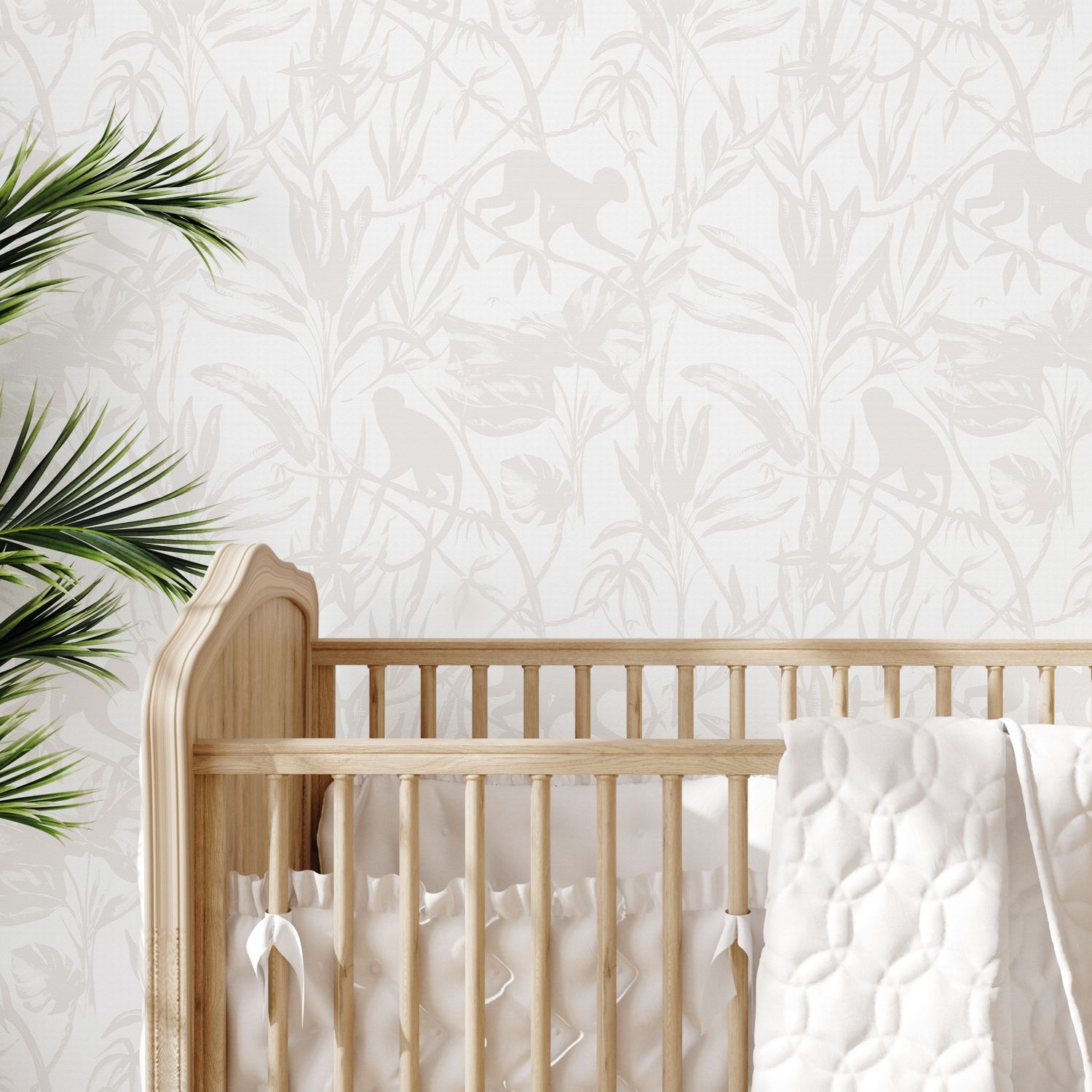 Monkey Business Removable Wallpaper (Colour options)