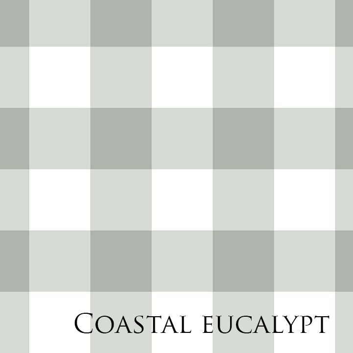 Traditional Gingham Checks XL (any colour) Removable Wallpaper