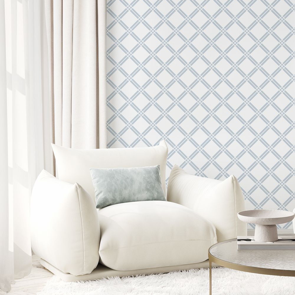 Hamptons Trellis Removable Wallpaper