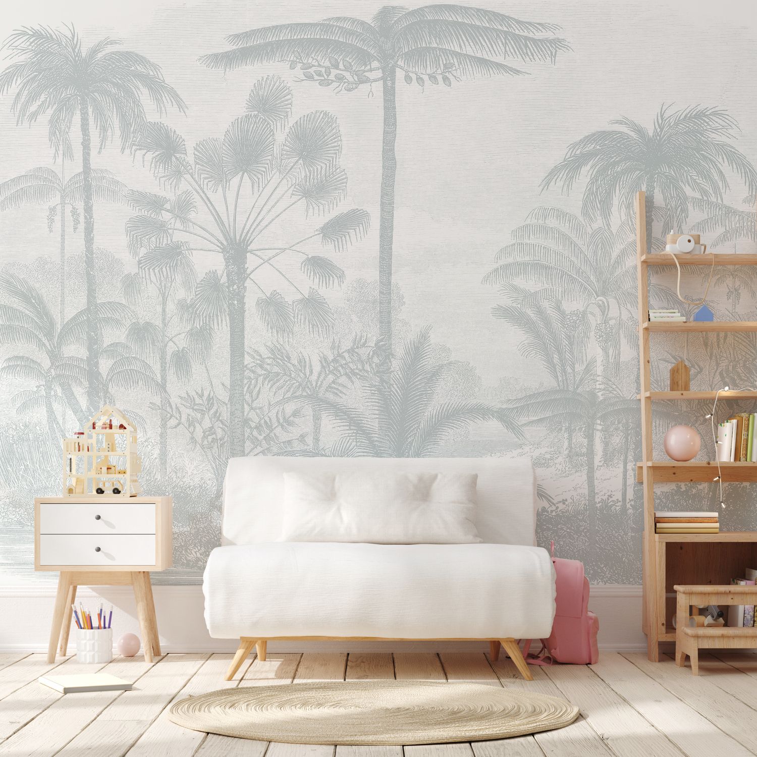 Amazon Jungle Removable Wallpaper Mural (Colour Options)
