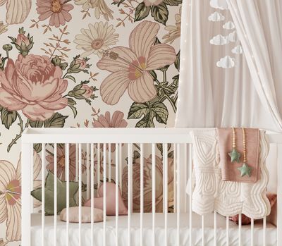 Heritage Blooms Removable Wallpaper