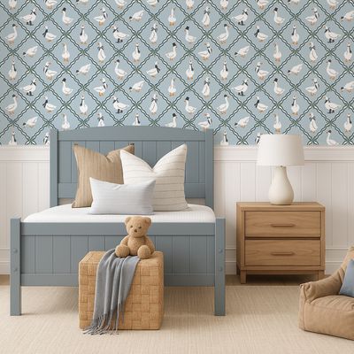 Dapper Geese Removable Wallpaper