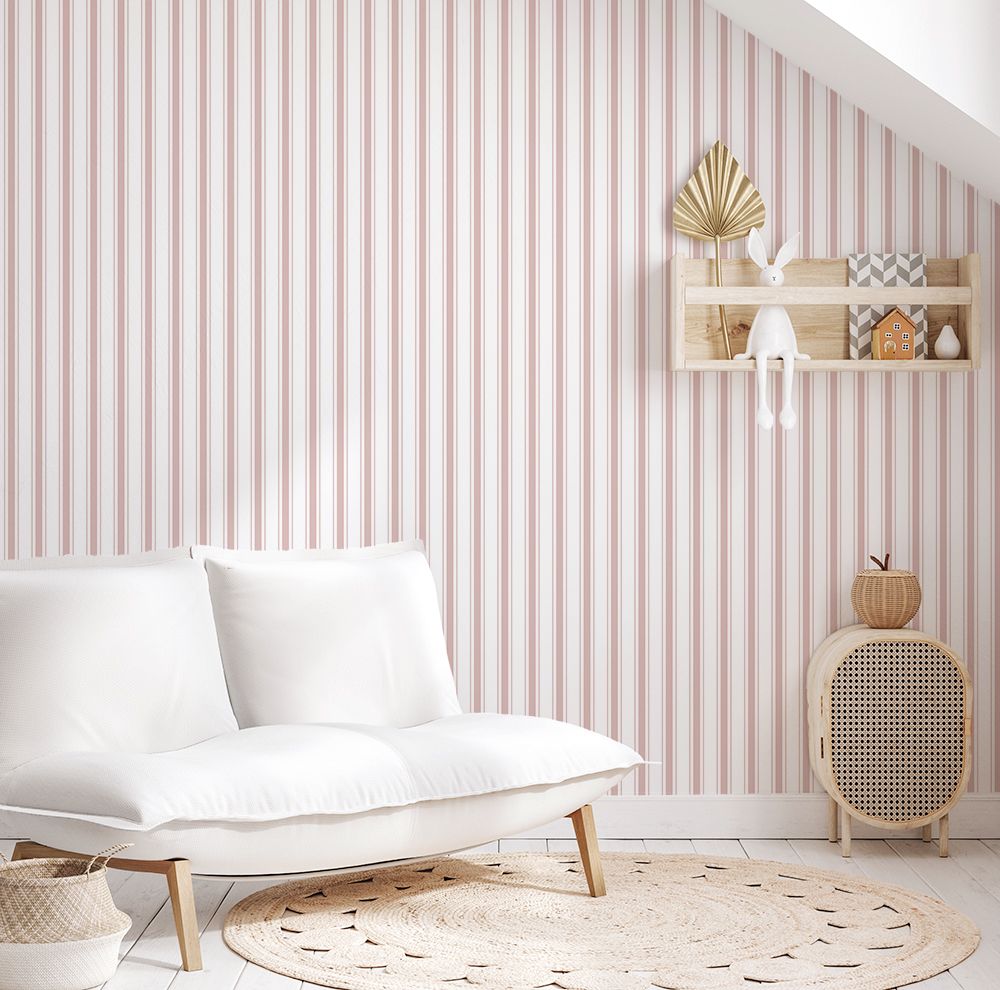 Triple Stripes Removable Wallpaper (colour options)