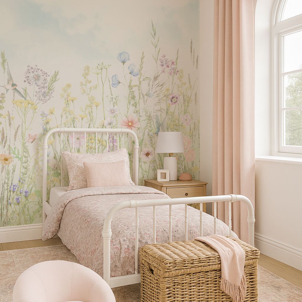 Wildflower Meadow Removable Wallpaper Mural