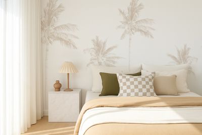 Palm Tree Mural II (Neutral)