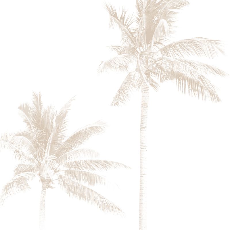 Palm Tree Mural II (Neutral)