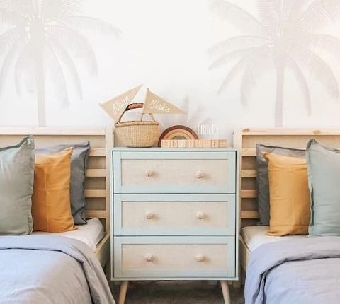 Neutral Palms Landscape Removable Wallpaper Mural