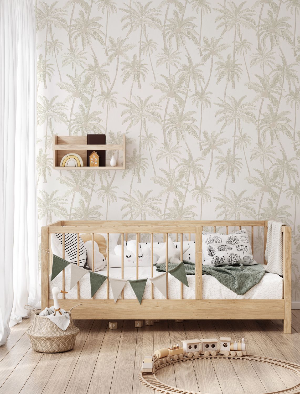 Palm Paradise Removable Wallpaper