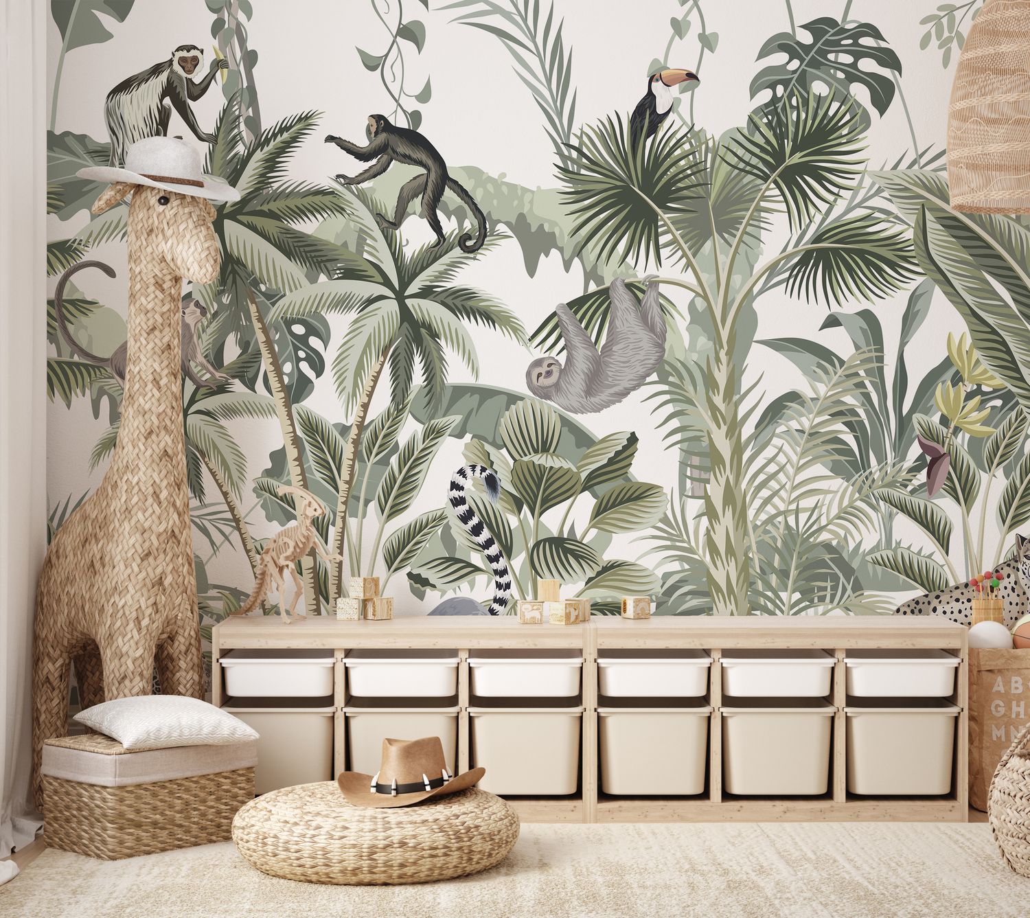 Into the Jungle Removable Wallpaper Mural