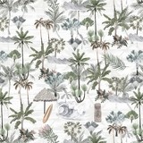 Hawaiian Days Removable Wallpaper