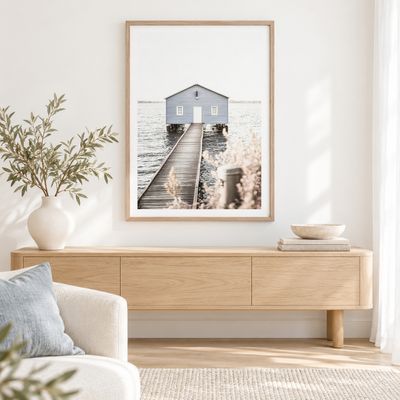 Blue Fishing House