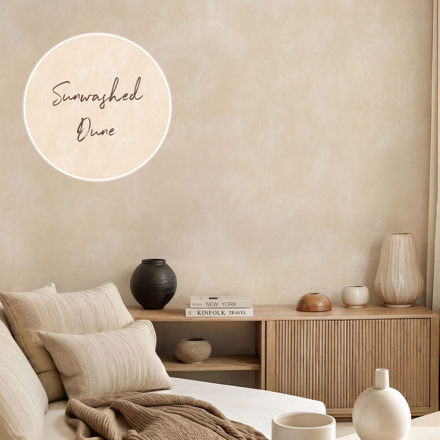 Limewash Removable Wallpaper (Colour Options)