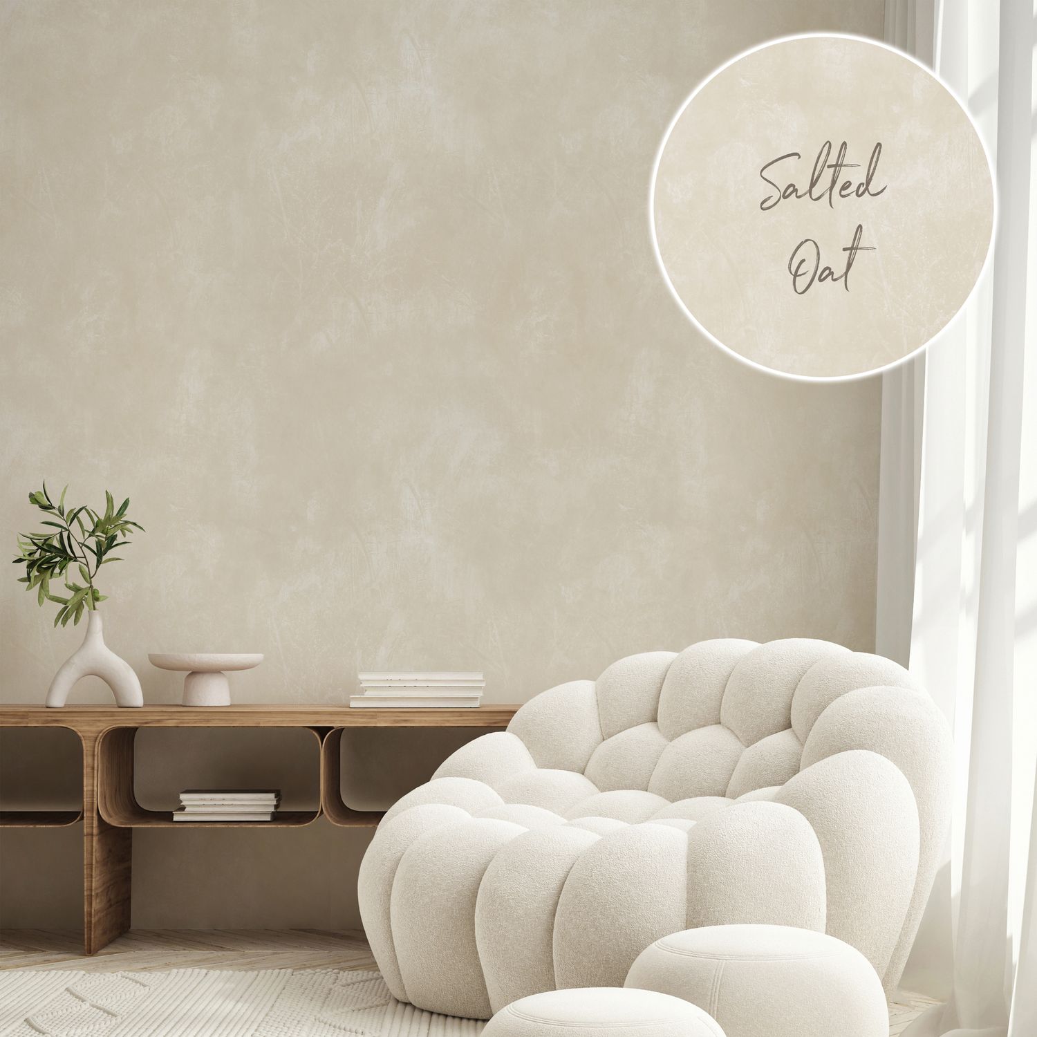 Limewash Removable Wallpaper (Colour Options)