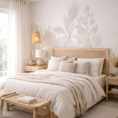 Vintage Tropical Removable Wallpaper (colour options) Vintage Tropical Removable Wallpaper (colour options)