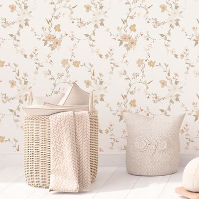 English Tea Meadow Removable Wallpaper