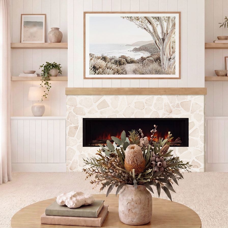 Neutral Stone Wall Removable Wallpaper Mural (3 colours)