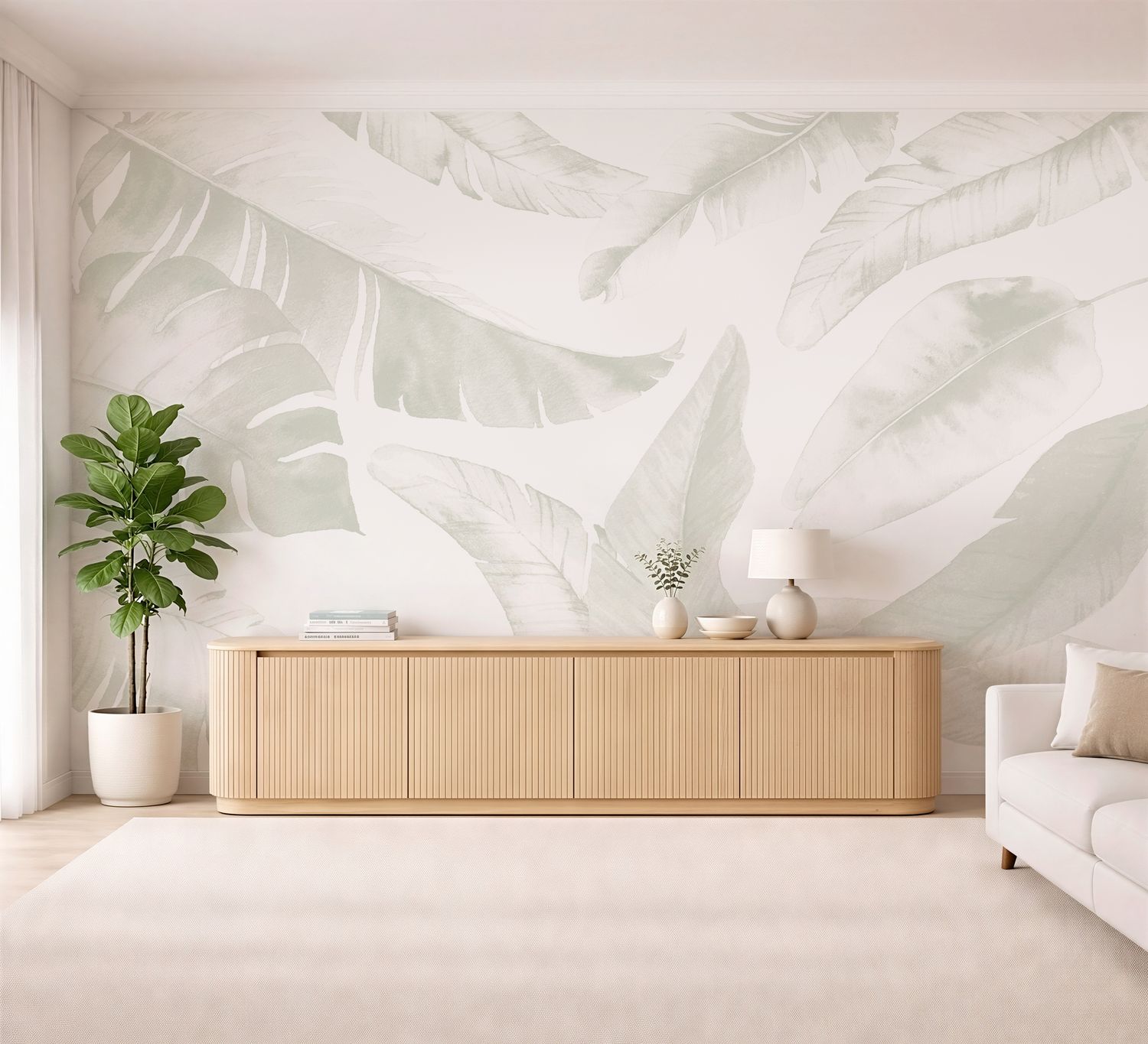 Paradise Palms Mural Removable Wallpaper (colour options)