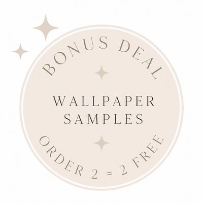2 wallpaper samples, plus 2 free! 70cx30cm each