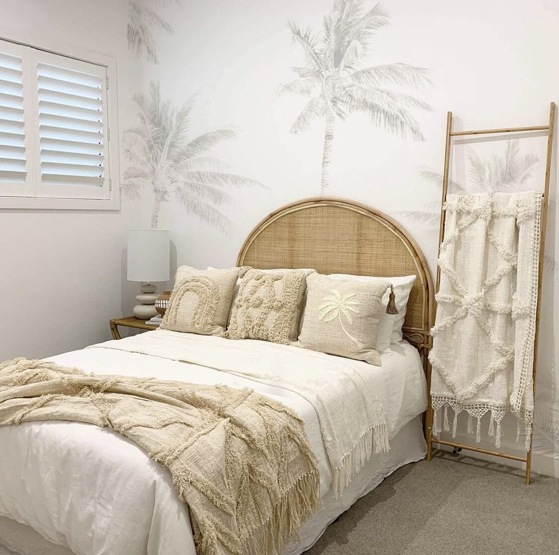 Faded Palms Removable Wallpaper Mural