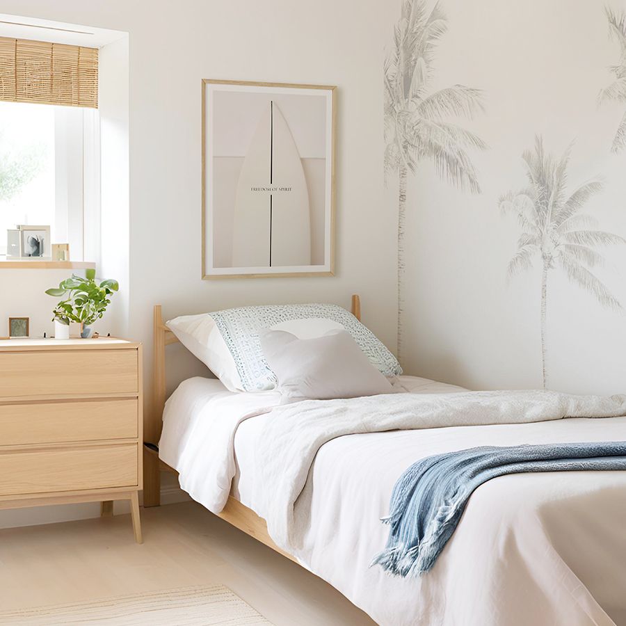 Faded Palms Removable Wallpaper Mural