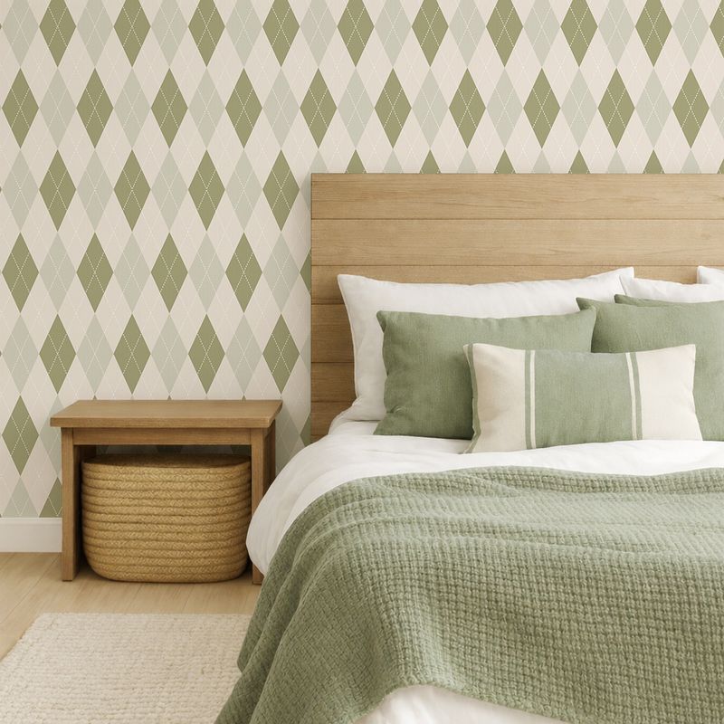 Byron Hinterland Argyle III Removable Wallpaper Byron Hinterland Argyle III Removable Wallpaper