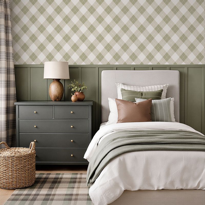 Argyle (Colour Options) Removable Wallpaper Argyle (Colour Options) Removable Wallpaper