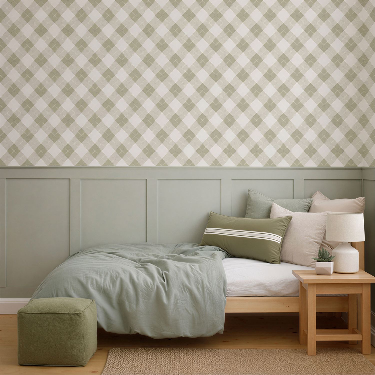 Argyle (Colour Options) Removable Wallpaper