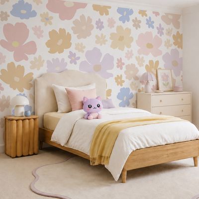 Springtime Garden Removable Wallpaper