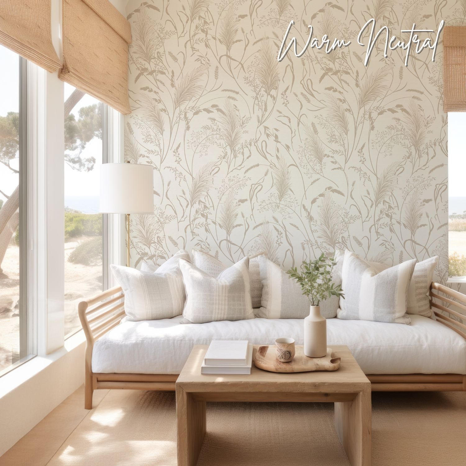 Dune Grasses Removable Wallpaper (Colour Options)