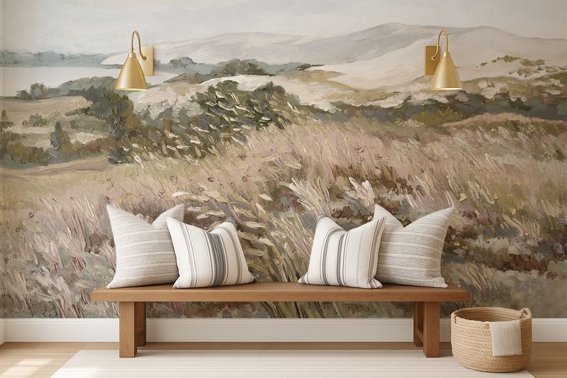 Coastal Meadow Removable Wallpaper
