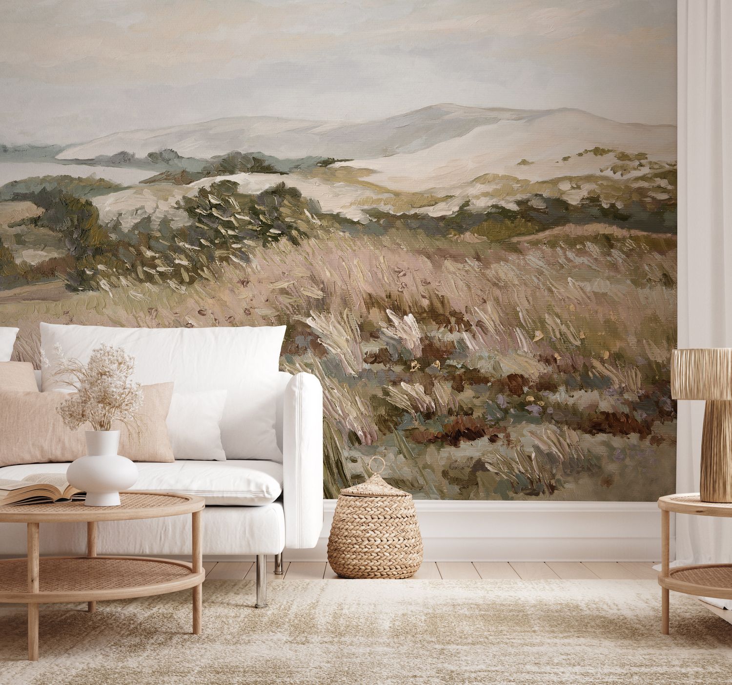 Coastal Meadow Removable Wallpaper